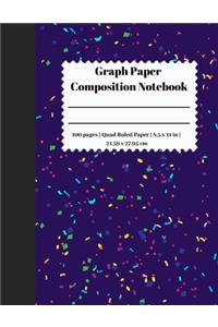 Graph Paper Composition Notebook