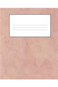 Pink Marble Composition Notebook