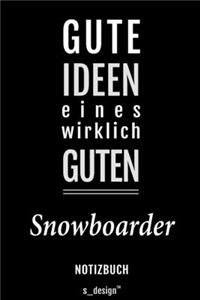 Notizbuch für Snowboarder