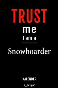 Kalender für Snowboarder
