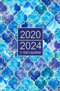 2020-2024 5 Year Calendar