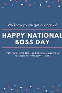 Happy National Boss Day