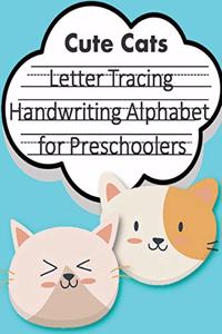 Letter Tracing Book Handwriting Alphabet for Preschoolers Cute Cats