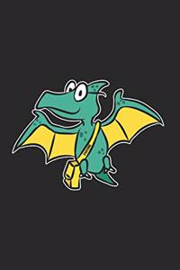 Funny School Pterodactylus Dinosaur Notebook