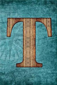 Monogrammed Notebook - T