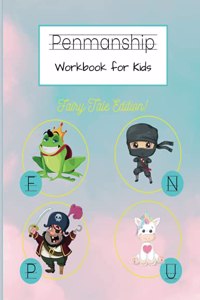 Penmanship Workbook for Kids