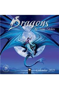 Dragons by Anne Stokes Wall Calendar 2021 (Art Calendar)