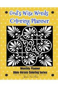 God's Wise Words Coloring Planner