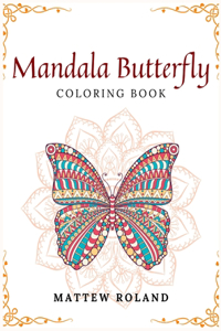 Mandala Butterfly coloring book