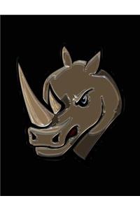 Metallic Rhino Notebook