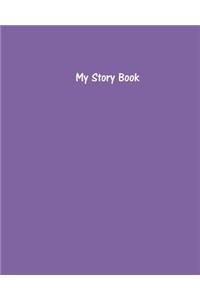 My Story Book - Create Your Own Picture Book with Deluge Purple Cover
