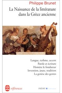 La Naissance de La Litt. Dans Grece Ancienne