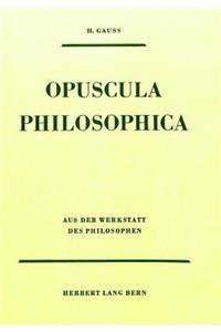 Opuscula Philosophica