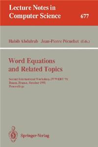 Word Equations and Related Topics