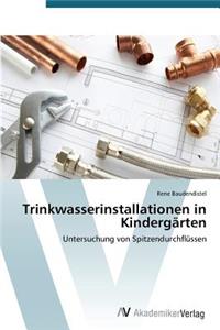 Trinkwasserinstallationen in Kindergarten