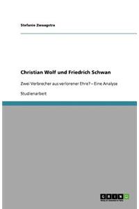 Christian Wolf und Friedrich Schwan