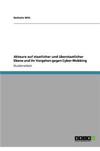 Akteure auf staatlicher und überstaatlicher Ebene und ihr Vorgehen gegen Cyber-Mobbing