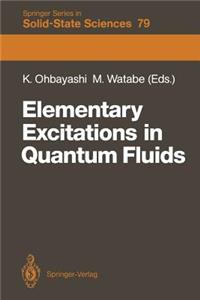 Elementary Excitations in Quantum Fluids