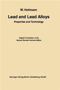 Lead and Lead Alloys