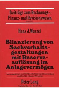 Bilanzierung von Sachverhaltsgestaltungen mit Reserveaufloesung im Anlagevermoegen