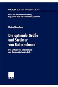 Die Optimale Größe Und Struktur Von Unternehmen