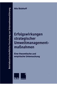 Erfolgswirkungen Strategischer Umweltmanagementmaßnahmen