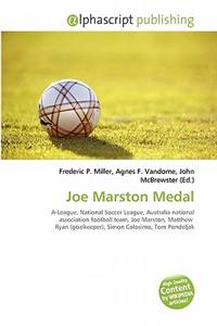 Joe Marston Medal