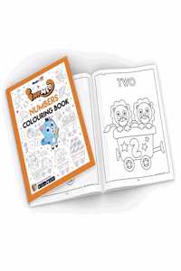 Inkmeo | Numbers Reusable Colouring Book | AR Enabled | Creative Learning Book | For Kids | Of All Ages | Perfect Gift | 32 Reusable Pages | Mastering Numbers