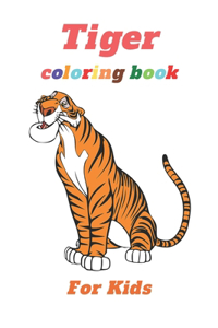 Tiger Coloring book for kids