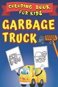 Garbage Truck Coloring Book for Kids