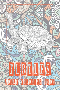 Turtles - Adult Coloring Book