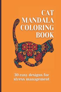 Cat Mandala Coloring Book