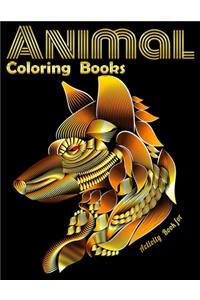Animal Coloring Books Activity Book for