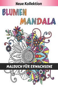 Blumen Mandala Malbuch für Erwachsene