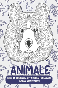 Libri da colorare antistress per adulti - Disegni Anti stress - Animale