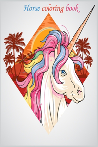 horse coloring book