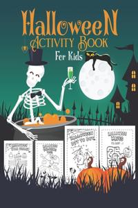 Halloween Activity Book for Kids