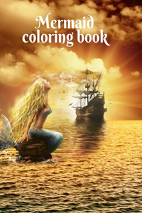 Mermaid coloring book