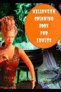 Halloween Coloring Book for Adults