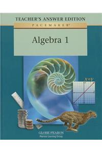 Pacemaker Algebra One Teacher Answer Second Edition 2001c