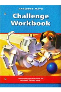 Harcourt School Publishers Math California: Challenge Workbook Gr3