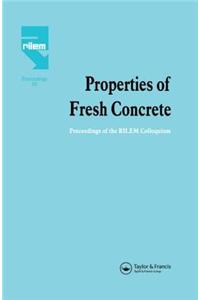 Properties of Fresh Concrete
