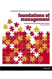 (Aucm) Foundations of Management for Australian Catholic University