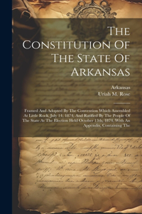 Constitution Of The State Of Arkansas