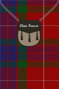 Clan Fraser Tartan Journal/Notebook