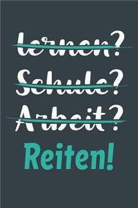 lernen? Schule? Arbeit? Reiten!