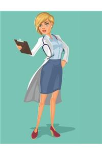 Doctor Blank Lined Notebook