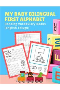 My Baby Bilingual First Alphabet Reading Vocabulary Books (English Telugu)