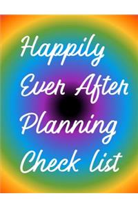 Happily Ever After Planning Check List