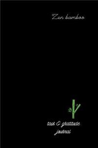 zen bamboo task & gratitude journal